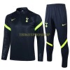 Tottenham Hotspur Sweatshirts Anzüge Suit Quarter-zip 2021-22 Blaue Für Herren